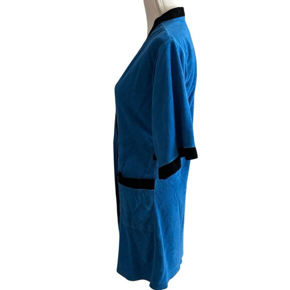 Cabaret New York Vintage Velour Robe Size Small - Picture 3 of 6